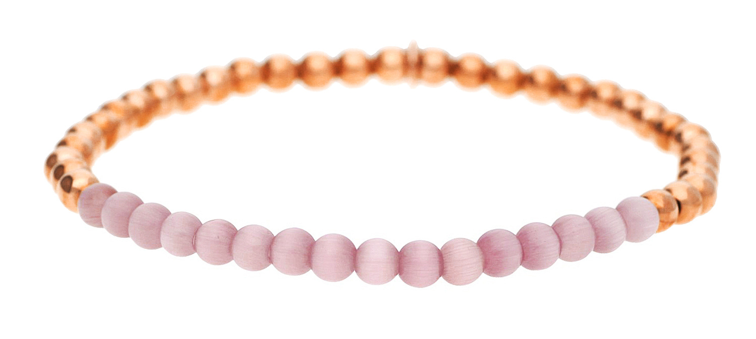 Esprit Damen Armband Edelstahl Rosegold/lila Spheres ESBR11641E165 Esprit Damen Armband Edelstahl Rosegold/lila Spheres ESBR11641E165