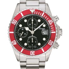 Revue Thommen Herrenuhr Diver Chrono Automatik in Schwarz-Rot 17571.6136 Revue Thommen Herrenuhr Diver Chrono Automatik in Schwarz-Rot 17571.6136