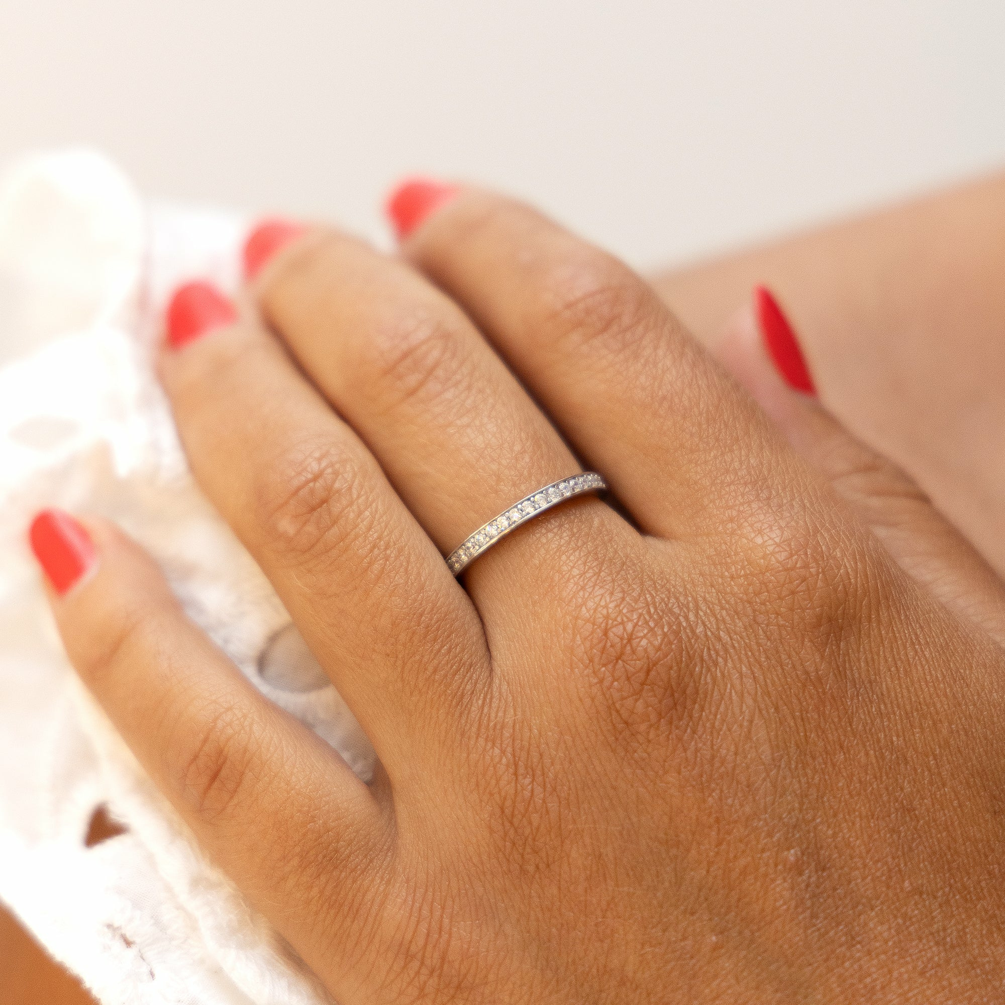 Fascination by Ellen K. Gold 375 Zirkonia weiß Ring 41675918671966