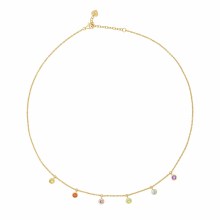 Collier 925 Silber vergoldet Anhänger Zirkonia Rainbow 41185026932830 Collier 925 Silber vergoldet Anhänger Zirkonia Rainbow 41185026932830