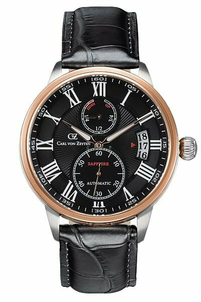 Carl von Zeyten Herrenuhr Münstertal Automatik Schwarz CVZ0082BKS Carl von Zeyten Herrenuhr Münstertal Automatik Schwarz CVZ0082BKS