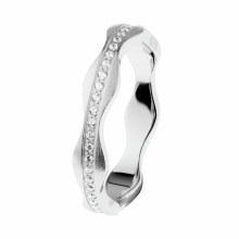 Ernstes Design Damen Evia Ring mit Zirkonia Reihe Größe 57 Silber R550-57 Ernstes Design Damen Evia Ring mit Zirkonia Reihe Größe 57 Silber R550-57
