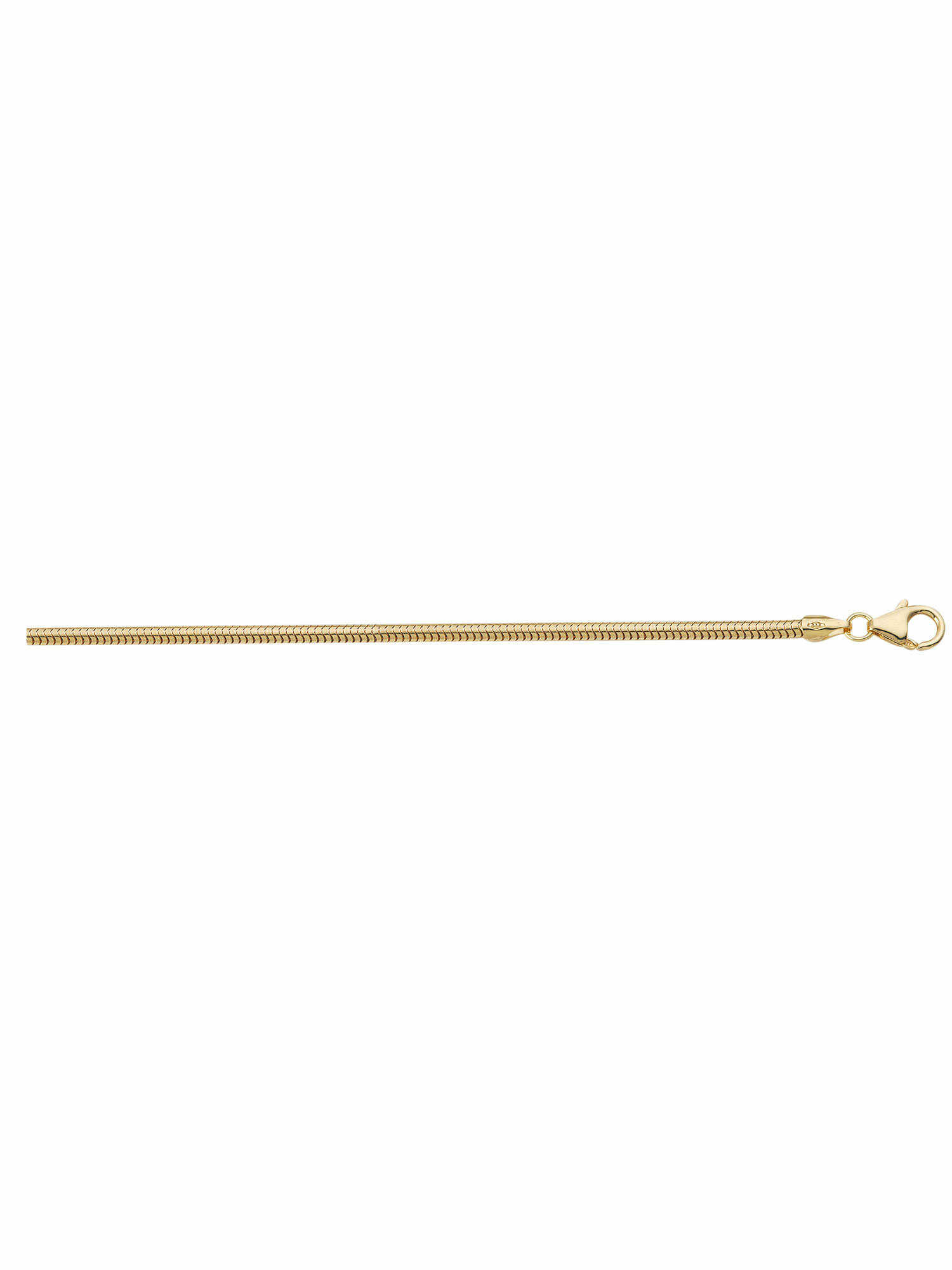 Damen 585 Gold Schlangen Halskette Ø 2 mm Damen 585 Gold Schlangen Halskette Ø 2 mm