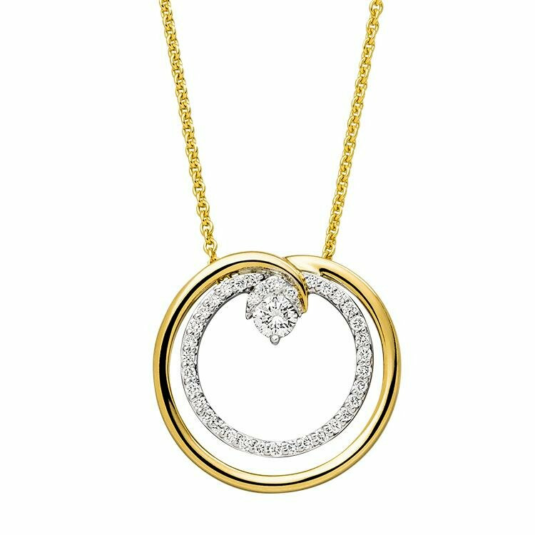 Elaine Firenze Anhänger 14ct. Gelb/Weißgold 75034750P/3 Elaine Firenze Anhänger 14ct. Gelb/Weißgold 75034750P/3