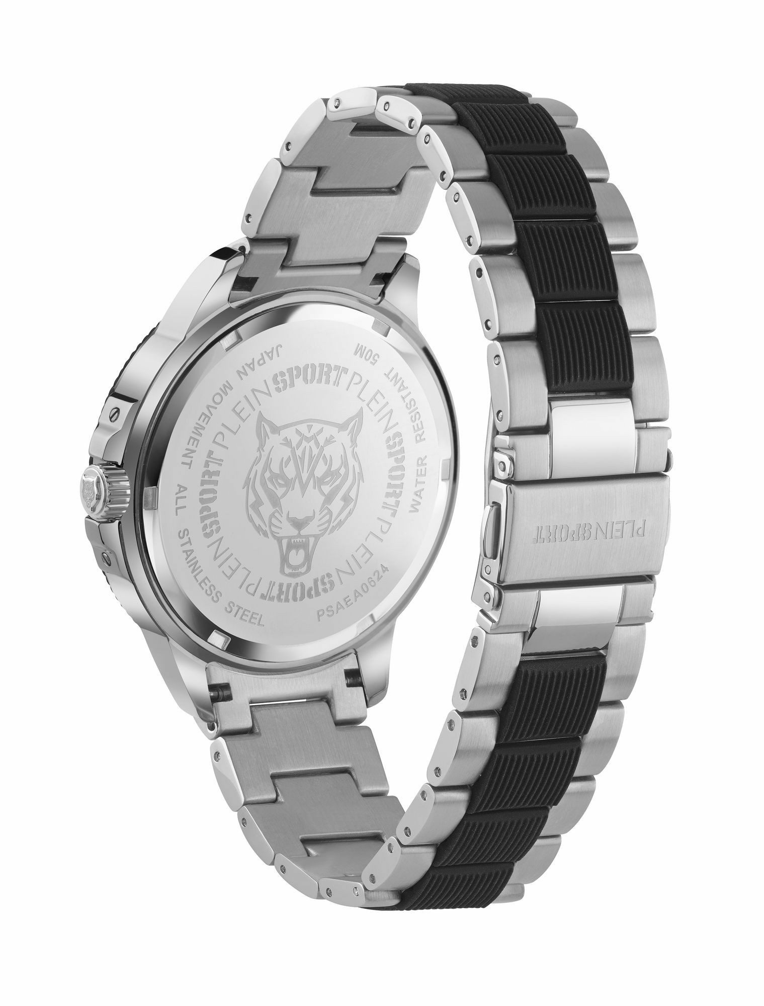 Plein Sport Herren Uhr CITY RUSH PSAEA0624 Edelstahl Zwei‑Ton 45 mm – Bild 3