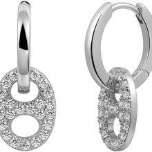 Xenox Damen 925 Sterling Silber Ohrhänger mit Zirkonia in silberfarben - XS91417 Xenox Damen 925 Sterling Silber Ohrhänger mit Zirkonia in silberfarben - XS91417