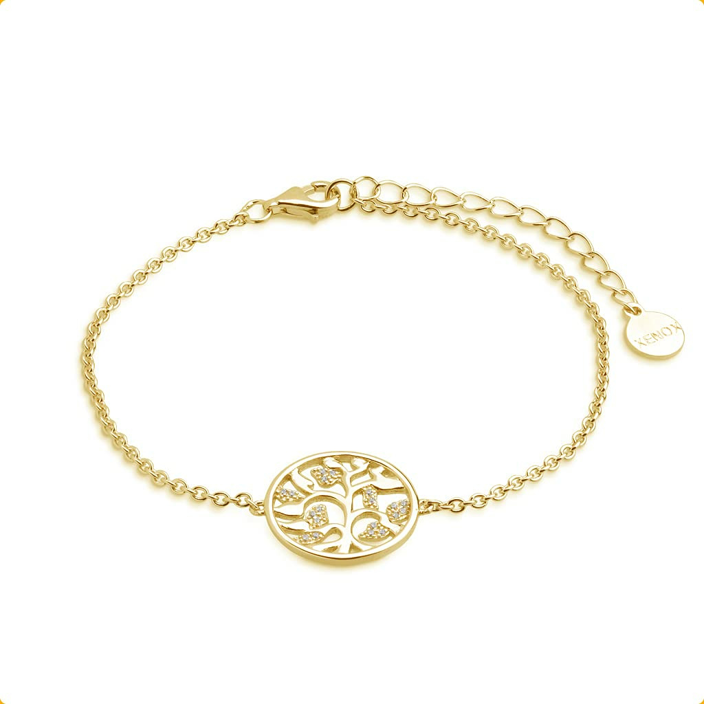 Xenox Damen Armband Symbolic Power mit Zirkonia Lebensbaum Charm XS2943 Xenox Damen Armband Symbolic Power mit Zirkonia Lebensbaum Charm XS2943