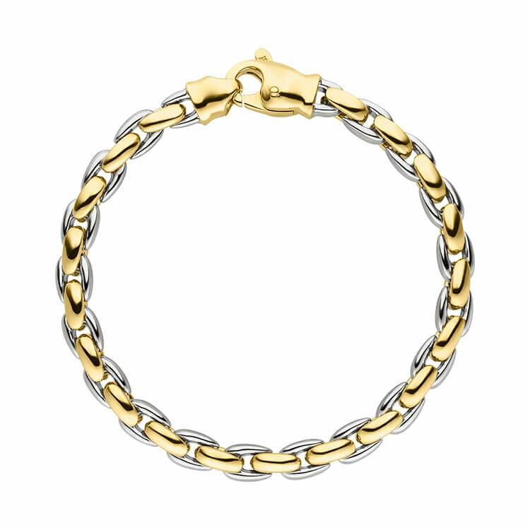Armband Elaine Firenze 14ct. Gelb/Weißgold 22044 Armband Elaine Firenze 14ct. Gelb/Weißgold 22044