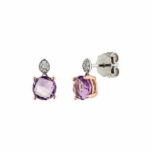 Elaine Firenze Ohrringe 14ct. Weiß/Roségold 75033970E/3 Elaine Firenze Ohrringe 14ct. Weiß/Roségold 75033970E/3