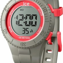 ICE-Watch Digitaluhr Unisex ICE digit Dusty coral Grau Rot 021623 ICE-Watch Digitaluhr Unisex ICE digit Dusty coral Grau Rot 021623