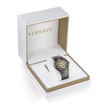 Versace Herrenuhr Chronograph Greca Logo Chrono VEZ900521 Anthrazit Versace Herrenuhr Chronograph Greca Logo Chrono VEZ900521 Anthrazit