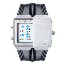 THE ONE Uhr Herren Binär-Armbanduhr Slider Watch SD101B1 THE ONE Uhr Herren Binär-Armbanduhr Slider Watch SD101B1