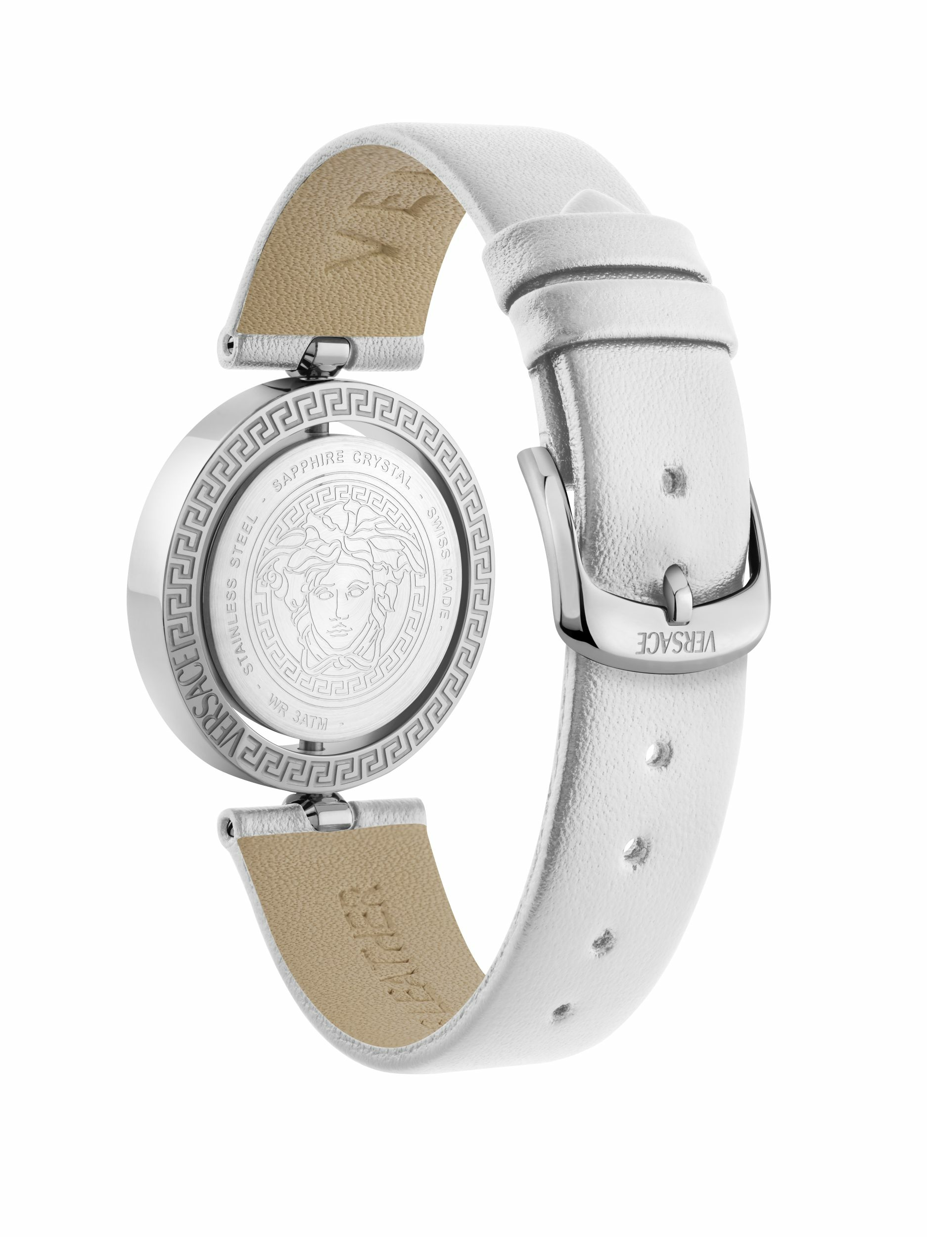 Versace Damen uhr Eon Restyling Silber Leder VEHFA0125 – Bild 2