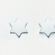 Damen 925 Silber Ohrringe  Ohrstecker Stern Damen 925 Silber Ohrringe  Ohrstecker Stern