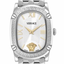Versace Uhr Damen Greca Couture Weiß Edelstahl VE1B01125 Versace Uhr Damen Greca Couture Weiß Edelstahl VE1B01125