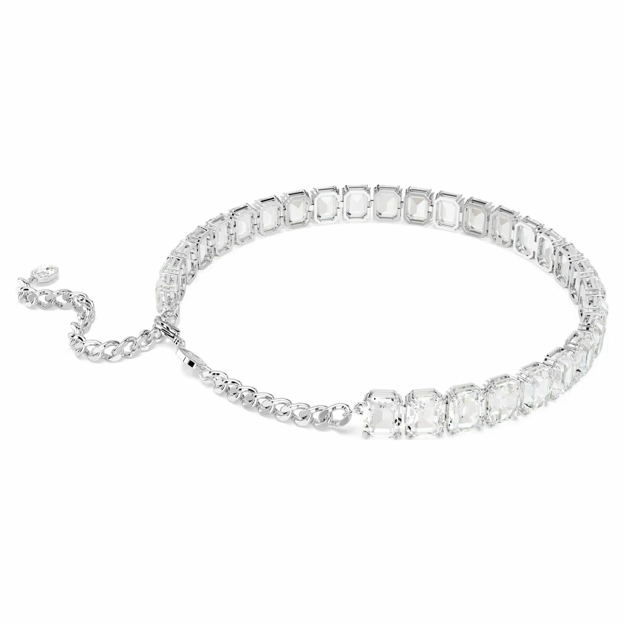 Swarovski Halskette Damen Millenia Choker Octagon weiß rhodiniert 5696292 – Bild 3