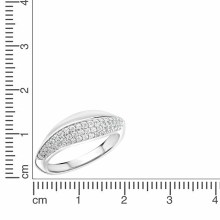 ZEEme Silver Silber 925 rhodiniert mit Zirkonia weiß Ring 41679091466334 ZEEme Silver Silber 925 rhodiniert mit Zirkonia weiß Ring 41679091466334