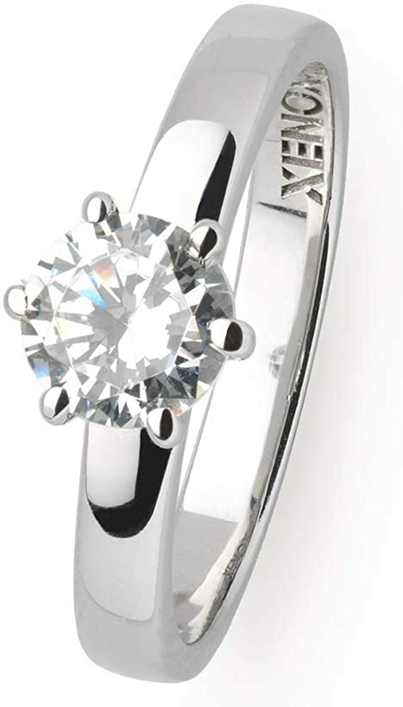 Xenox Damenring mit Zirkonia Krappenfassung Größe 56 Silber XS7356.56 Xenox Damenring mit Zirkonia Krappenfassung Größe 56 Silber XS7356.56