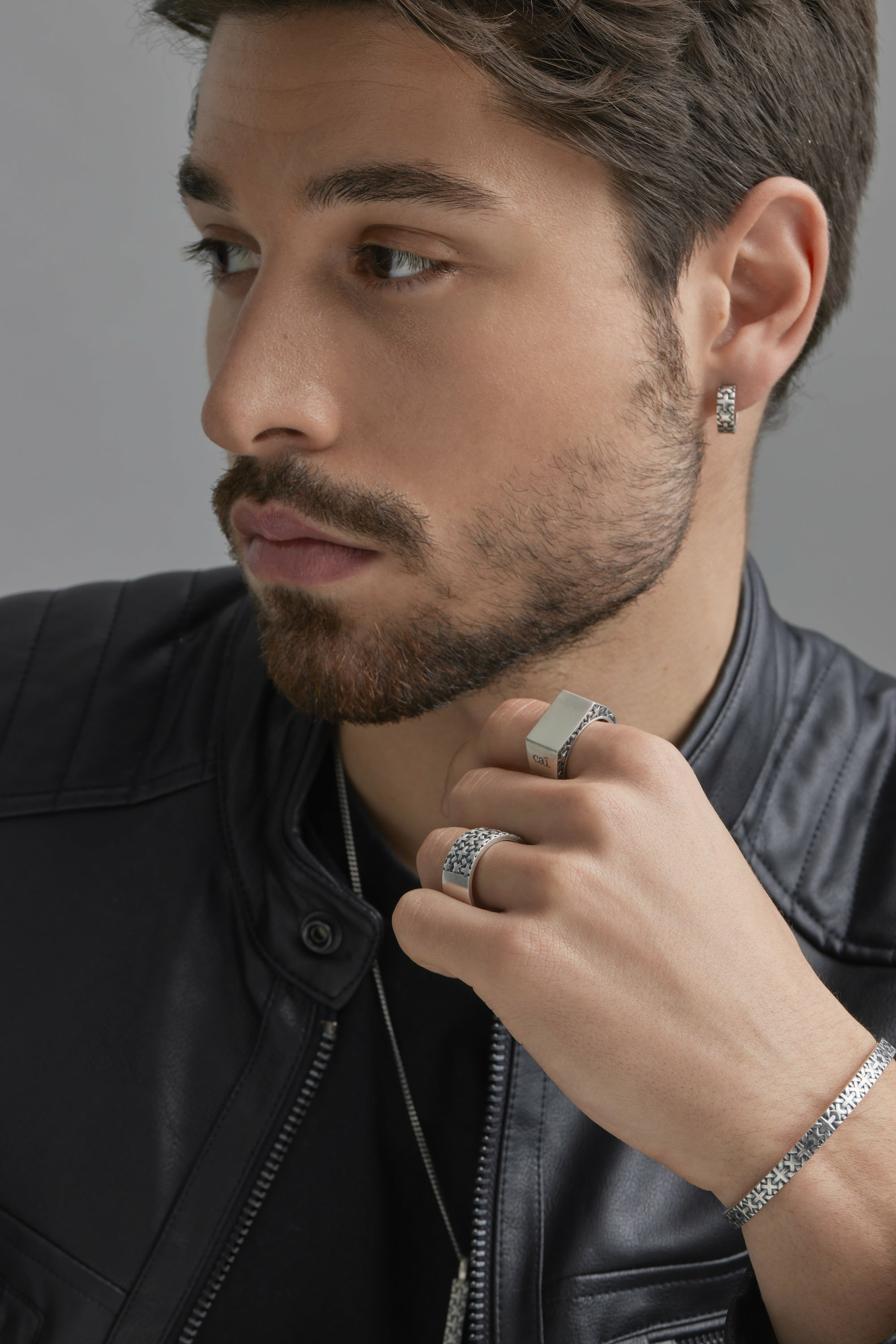 Armreif 925/- Sterling Silber matt-oxidiert Flechtoptik 41184711901278 Armreif 925/- Sterling Silber matt-oxidiert Flechtoptik 41184711901278