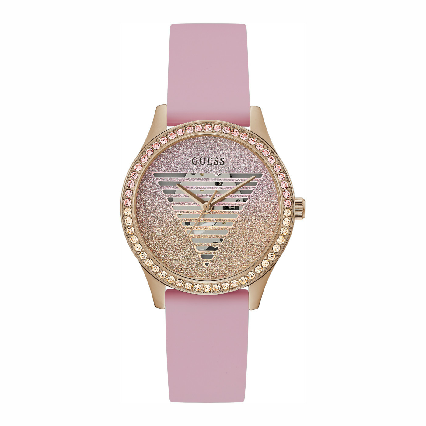 Guess Damen Armbanduhr Idol 38 mm Armband Silikon GW0530L4 Guess Damen Armbanduhr Idol 38 mm Armband Silikon GW0530L4