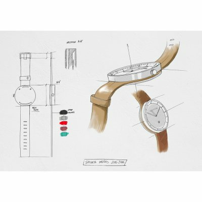 Jacob Jensen Strata JJ288 288 Strata Uhr – Bild 3