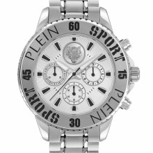 Philipp Plein Herrenuhr Quarz Chronograph Silber Edelstahl PSMEA0424 Philipp Plein Herrenuhr Quarz Chronograph Silber Edelstahl PSMEA0424