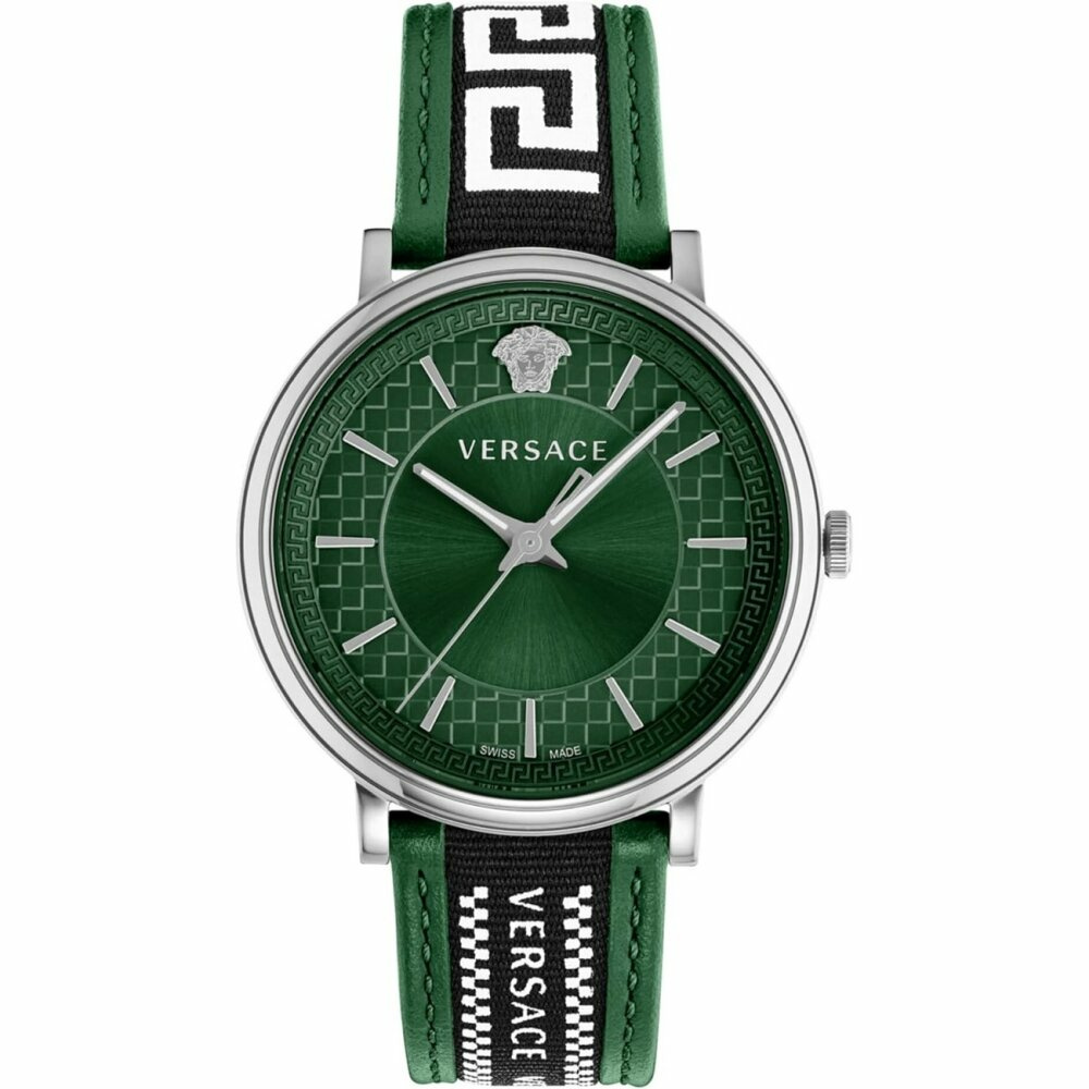 Versace Herrenuhr V-CIRCLE MILITARY GREEN DIAL VE5A01221 – Bild 2