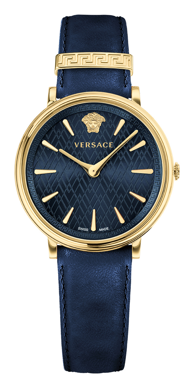 Versace Damen Armbanduhr V CIRCLE 38-D/BLUE S/BLUE IP1N VE81004 19 – Bild 2
