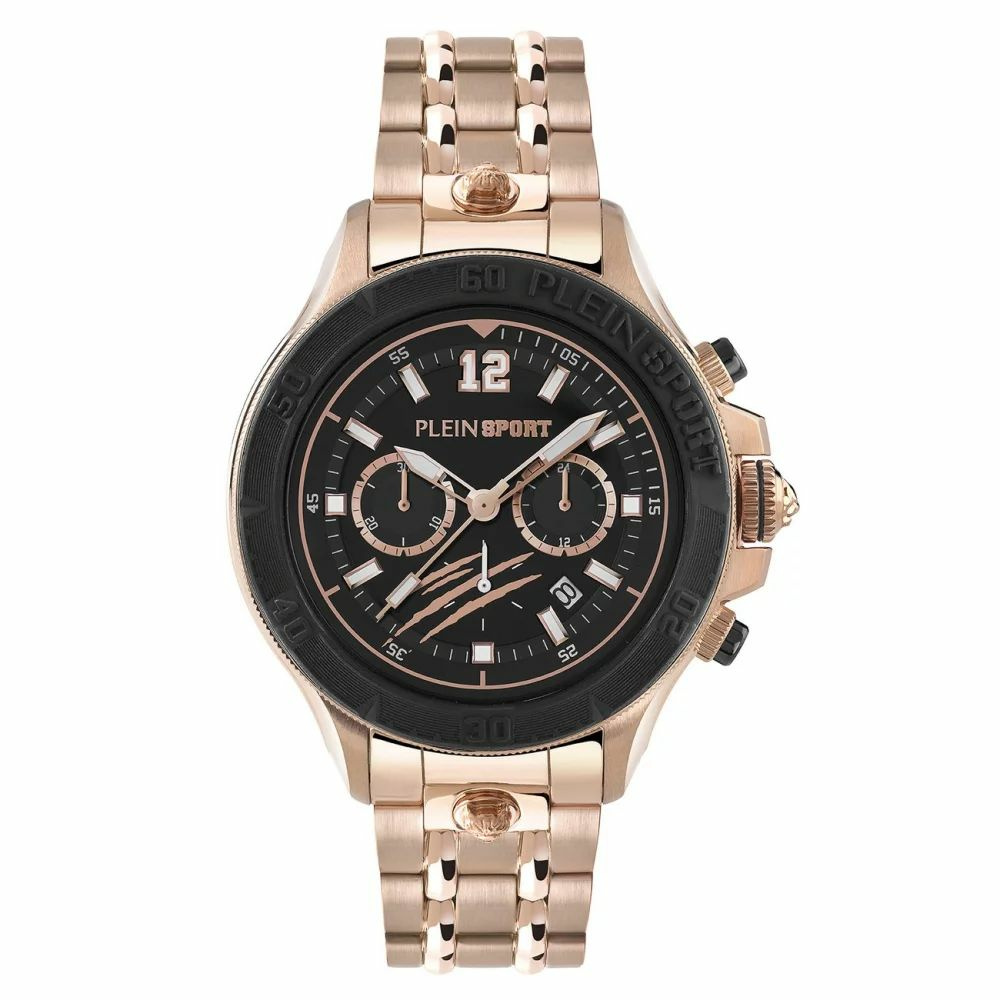 Plein Sport Uhr Herren WARRIOR TECH PS6BA0924 Roségold / Schwarz Plein Sport Uhr Herren WARRIOR TECH PS6BA0924 Roségold / Schwarz