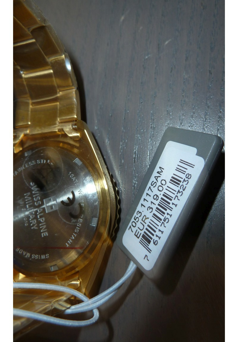 Swiss Alpine Military Herren Armbanduhr Edelstahl 7053.1117 Swiss Alpine Military Herren Armbanduhr Edelstahl 7053.1117