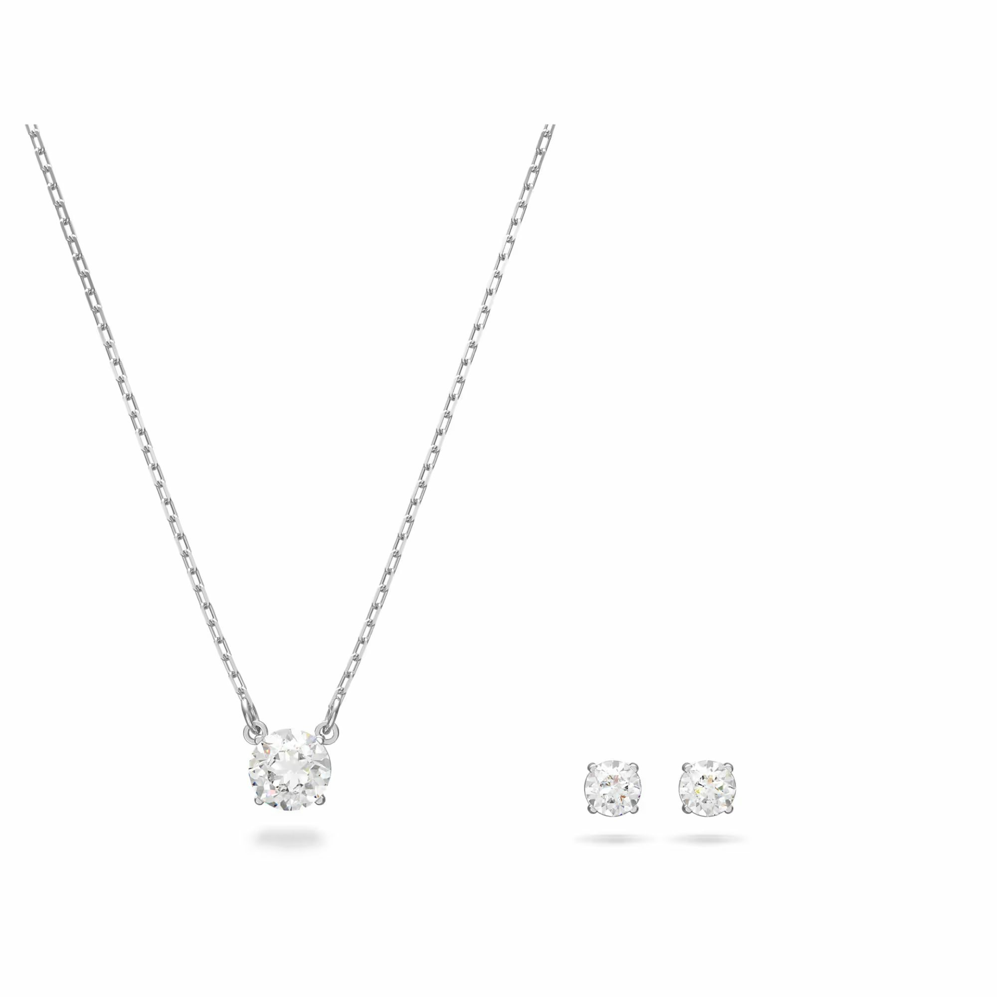 Swarovski Schmuckset Damen/Unisex Attract Weiß Rhodium 5113468 – Bild 2