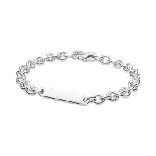 Pandora Moments Damen gravierbares Armband Gliederkette 20cm Silber 599523C00-20 Pandora Moments Damen gravierbares Armband Gliederkette 20cm Silber 599523C00-20