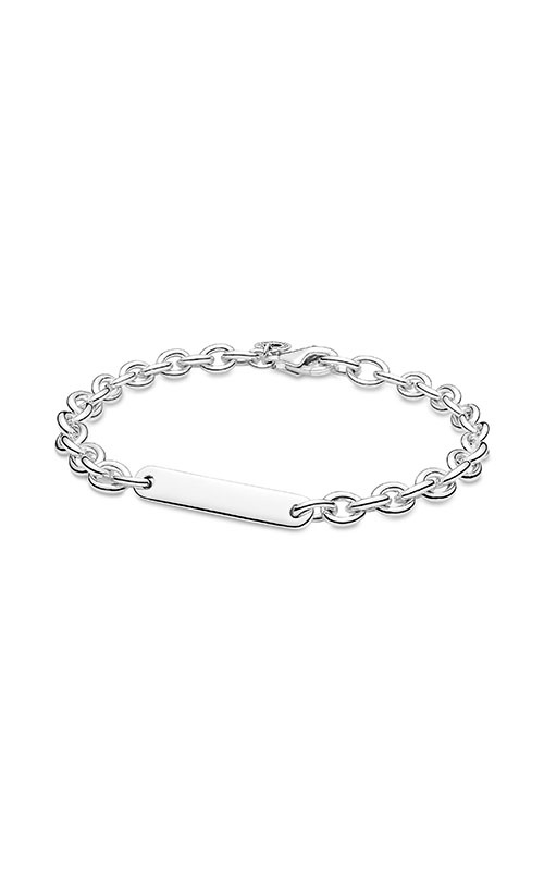 Pandora Moments Damen gravierbares Armband Gliederkette 20cm Silber 599523C00-20 Pandora Moments Damen gravierbares Armband Gliederkette 20cm Silber 599523C00-20