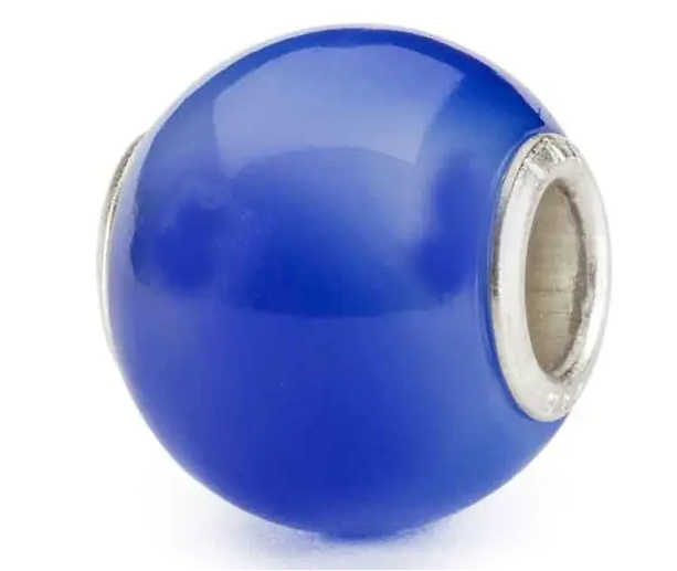 Trollbeads Runder Achat Bead Blau TSTBE-00038 Trollbeads Runder Achat Bead Blau TSTBE-00038