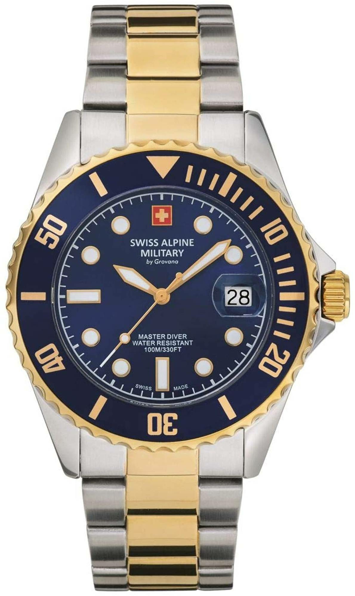 Swiss Alpine Military Herren Armbanduhr Edelstahl 7053.1145 Swiss Alpine Military Herren Armbanduhr Edelstahl 7053.1145