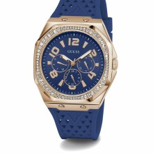 Guess Damen Armbanduhr ZEST Multifunktion blau, roségold 39 mm GW0694L4 Guess Damen Armbanduhr ZEST Multifunktion blau, roségold 39 mm GW0694L4