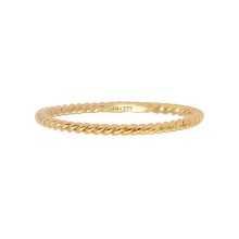Ring Basic Twisted Gedreht Minimal Look 375 Gelbgold Ring Basic Twisted Gedreht Minimal Look 375 Gelbgold