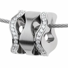 Ernstes Design Damen Anhänger mit Zirkonia Steinen Silber AN919 Ernstes Design Damen Anhänger mit Zirkonia Steinen Silber AN919