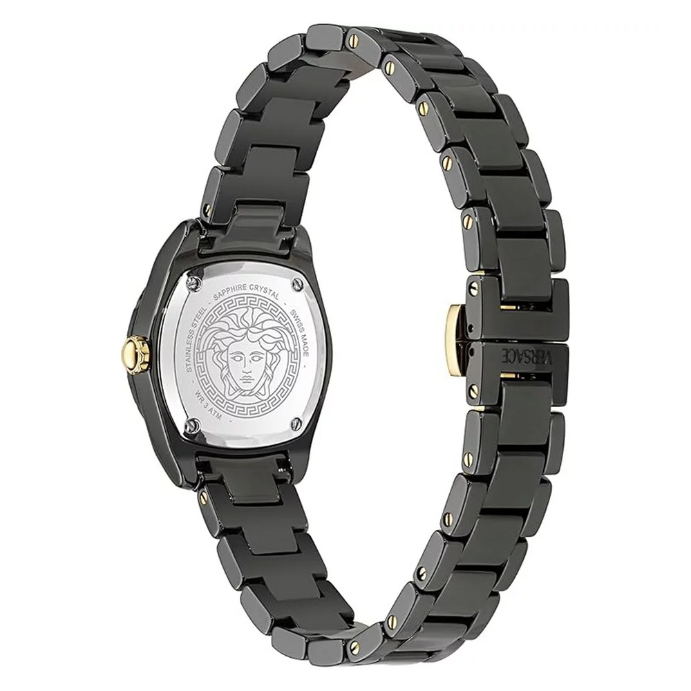 Versace Uhr Damen DV One Mini Schwarz Keramik VE9F00124 – Bild 3