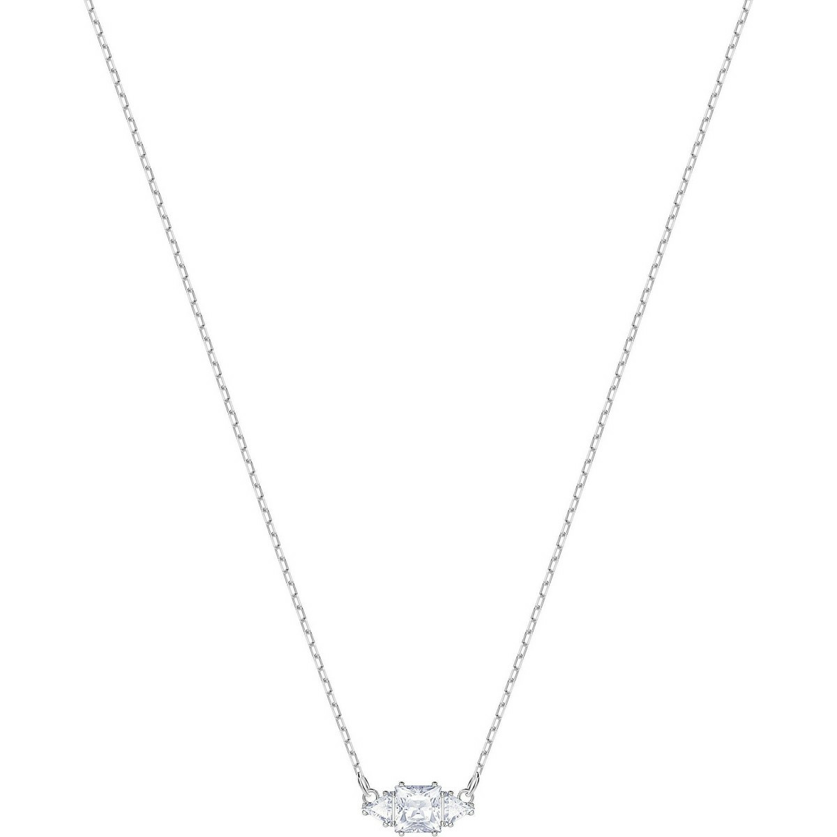 Swarovski Halskette Damen Attract Trilogy Weiß/Silber 5392924 – Bild 3