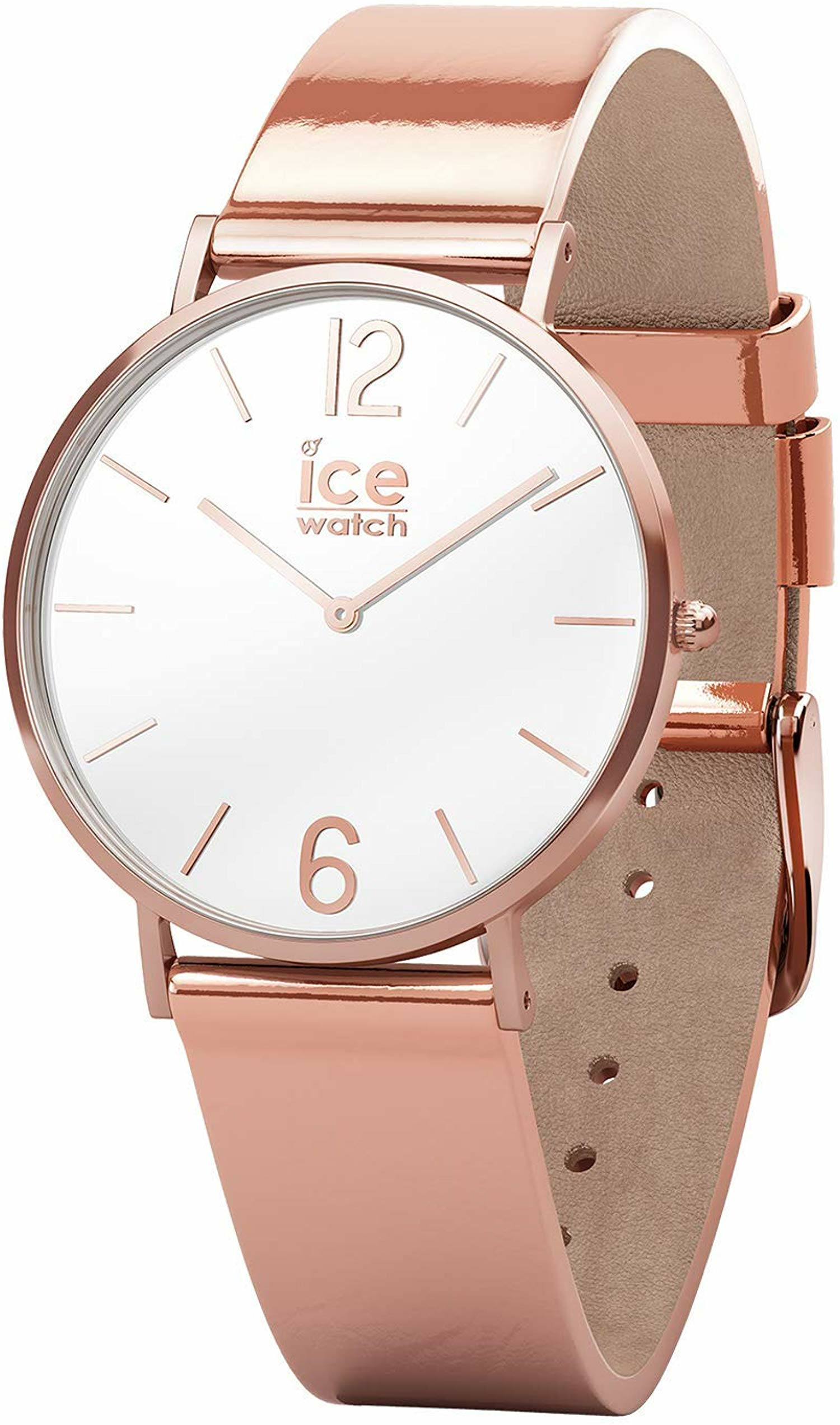 Ice-Watch Damen Armbanduhr City Sparkling Extra Small Roségoldfarben 015085 Ice-Watch Damen Armbanduhr City Sparkling Extra Small Roségoldfarben 015085