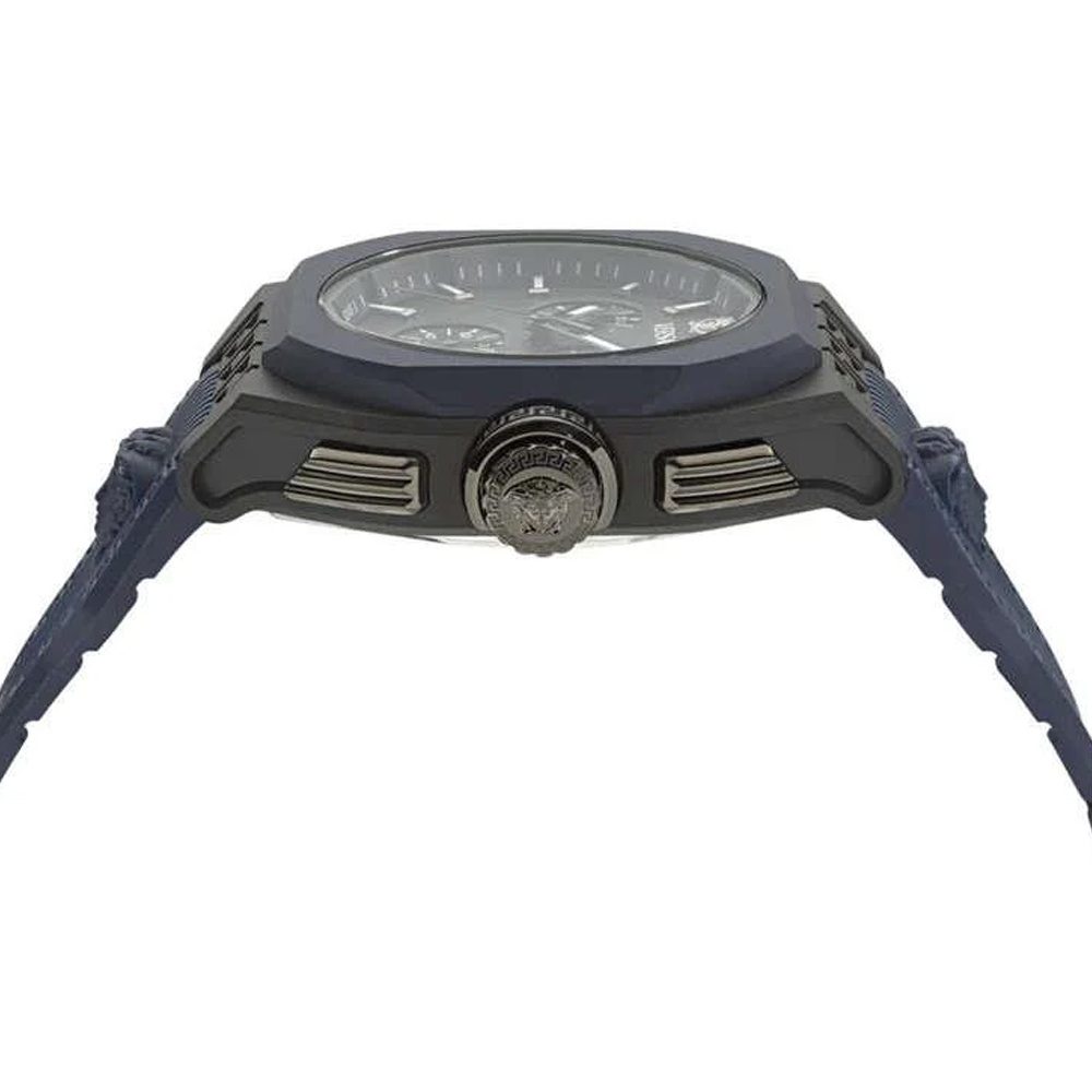 Versace V‑Legend Chronograph Ökokeramik Blau/Schwarz VE9L00224 Versace V‑Legend Chronograph Ökokeramik Blau/Schwarz VE9L00224