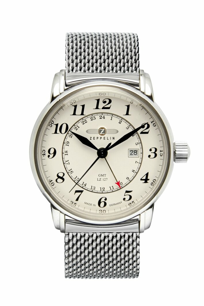 Zeppelin Herrenuhr  LZ 127 Graf Zeppelin  inkl. Lederband 7642M5 – Bild 2