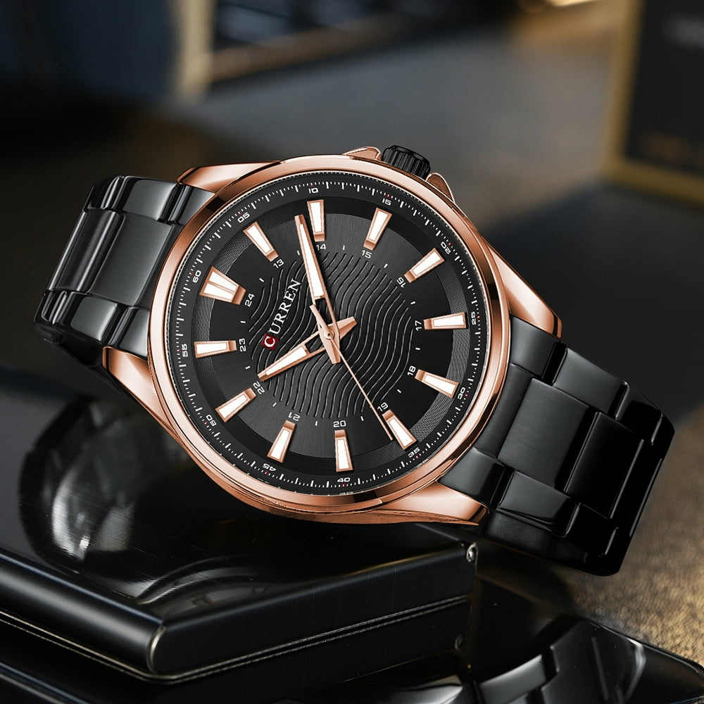 CURREN Men%27s Quartz Wristwatch Stainless Steel 8424