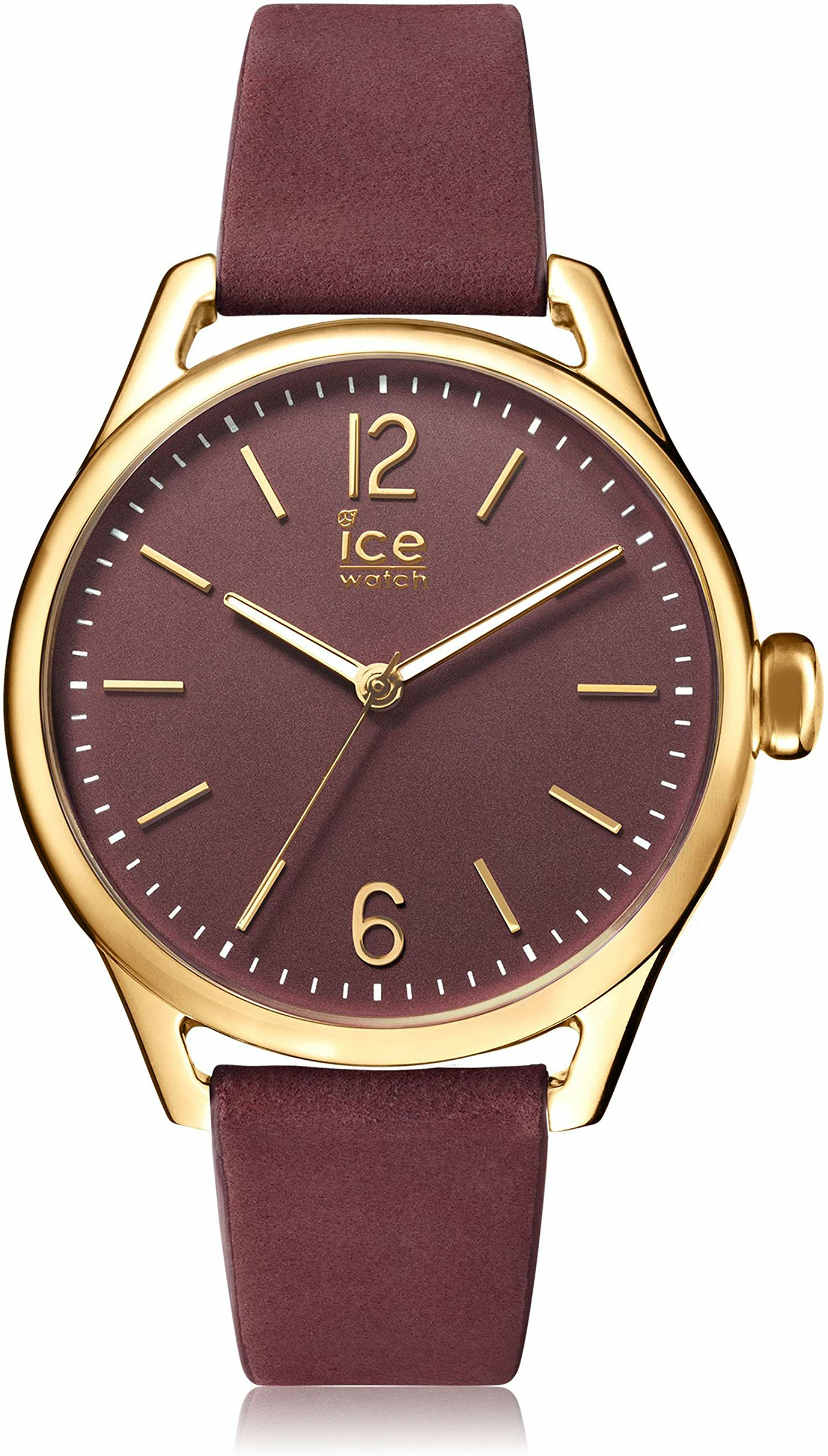 Ice-Watch - Ice Time Red Champagne - Rot Damenuhr mit Lederarmband - 013076 (Sma... – Bild 2