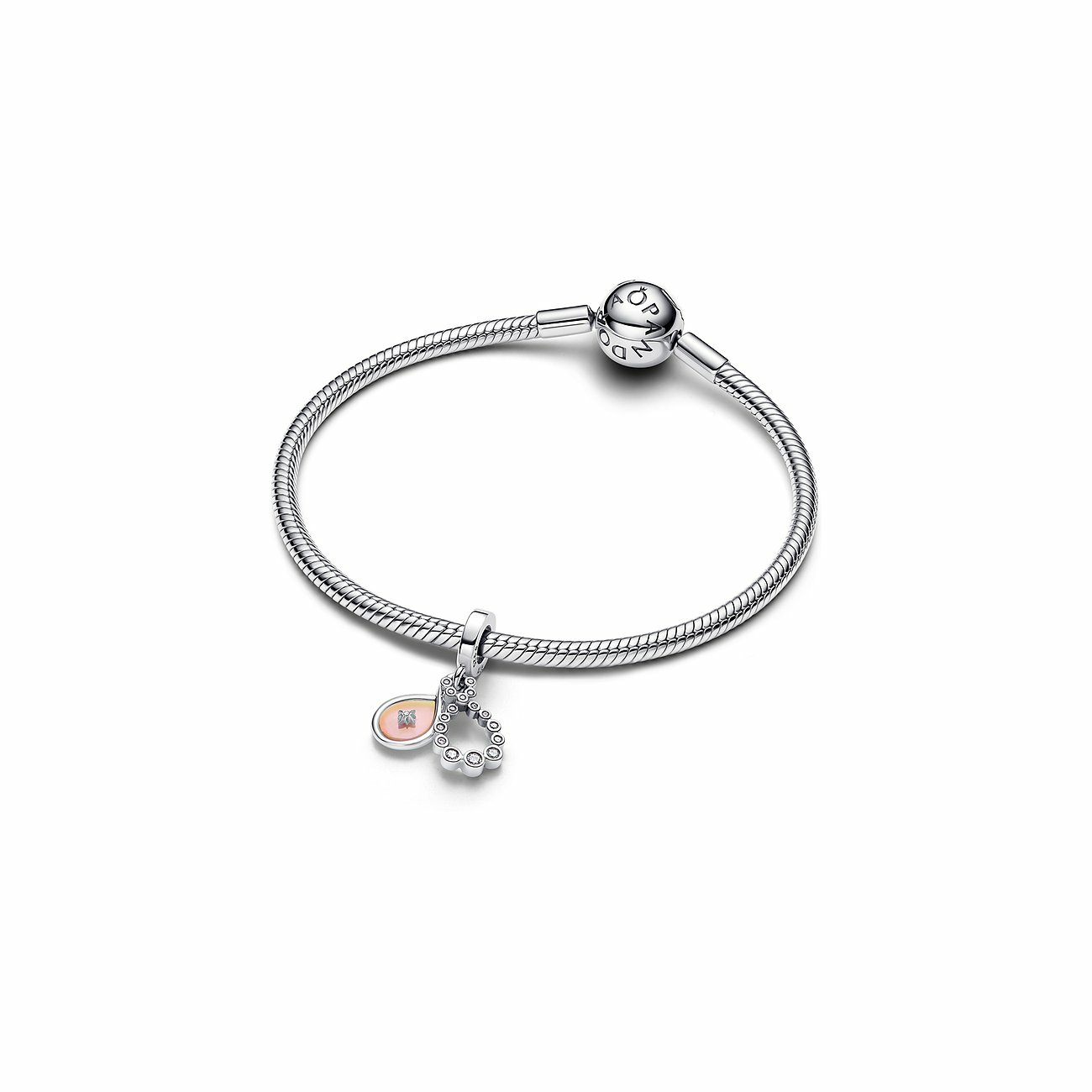 Pandora Silber Charm-Anhänger Opaleszierende Unendlichkeit 794251C01 – Bild 3