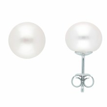 Damen 925 Silber Ohrringe  Ohrstecker mit Süßwasser Zuchtperle Damen 925 Silber Ohrringe  Ohrstecker mit Süßwasser Zuchtperle