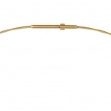 Ernstes Design Damen Halsreif 1-Fach Drahtseil 45cm Gold DS1C-GG-45 Ernstes Design Damen Halsreif 1-Fach Drahtseil 45cm Gold DS1C-GG-45