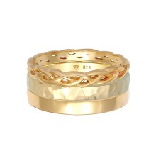 Ring Elli Ring Bandring Zopfmuster Hammerschlag 3er Set 925 Silber Ring Elli Ring Bandring Zopfmuster Hammerschlag 3er Set 925 Silber