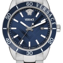 Versace Herren Quarzuhr Greca Urban Blau VEYCA0424 Versace Herren Quarzuhr Greca Urban Blau VEYCA0424